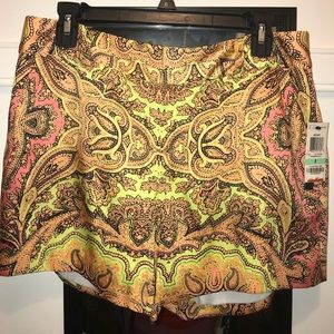 NWT I.N.C. Multi-color Short shorts💐